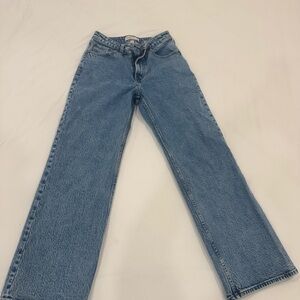 Abercrombie & Fitch Blue Straight Leg Jeans